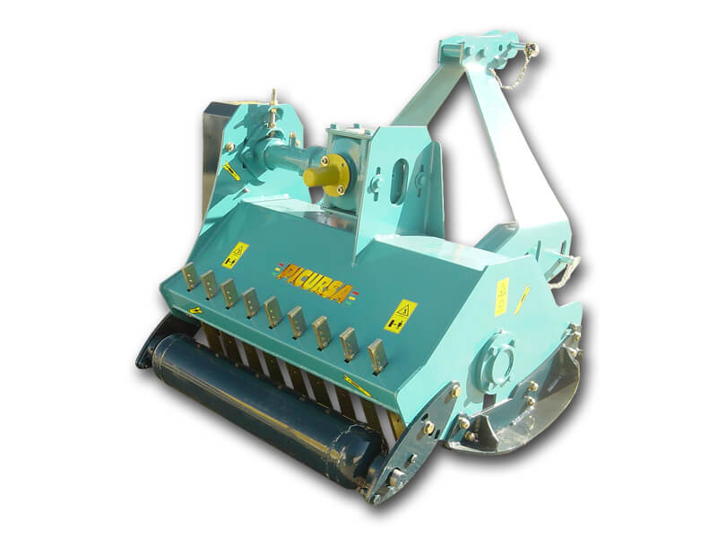 Agricultural mulcher blueberries model